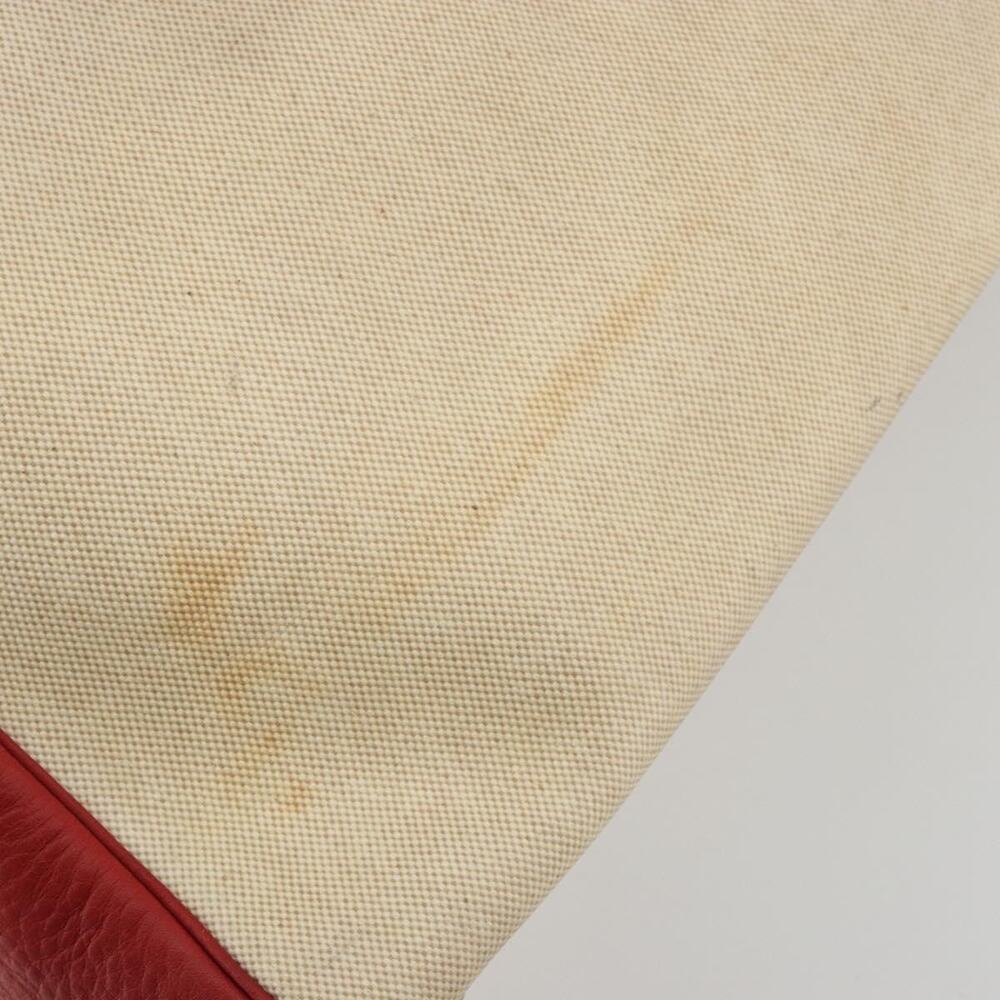 Hermes Coated Canvas Victoria 43 Handbag Beige - Picture 5 of 16